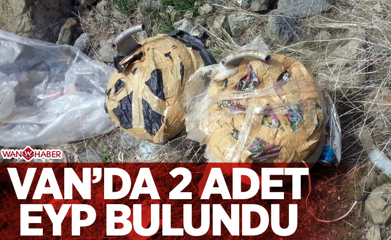 VAN’DA 2 ADET EYP BULUNDU