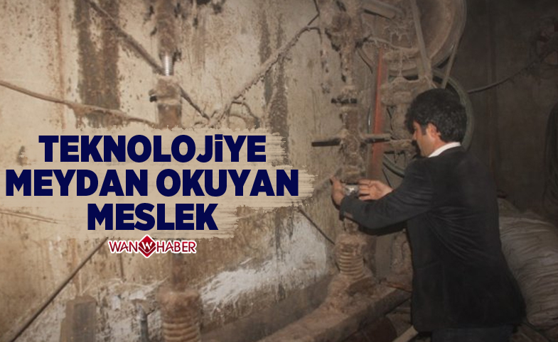 Ağrı’da keçe mesleği için teknolojiye meydan okuyor