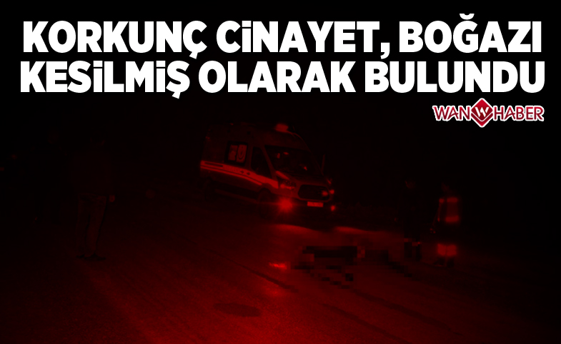 Korkunç cinayet! Boğazı kesilmiş erkek cesedi bulundu