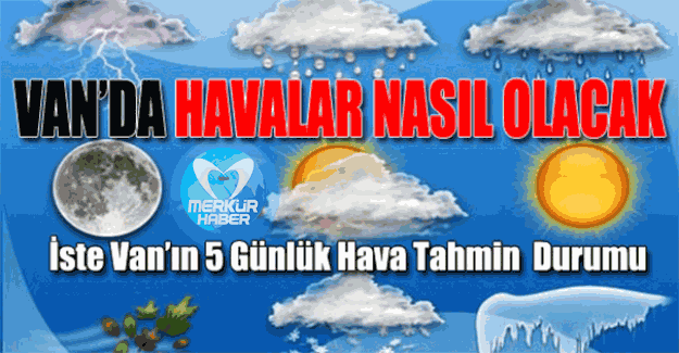 Van İçin 5 Günlük Hava Durumu