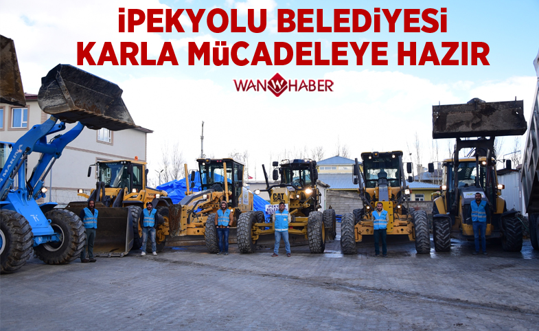 İpekyolu Belediyesi karla mücadeleye hazır