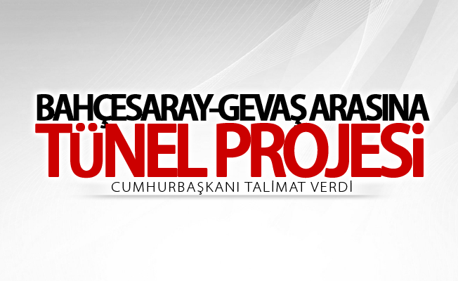 Bahçesaray-Gevaş arasına ‘Tünel Projesi’ geliyor