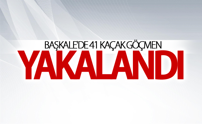 Başkale'de 41 kaçak göçmen yakalandı