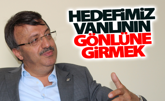 Başkan Türkmenoğlu: “Yerel seçimlerde hedefimiz Vanlının gönlüne girmek”