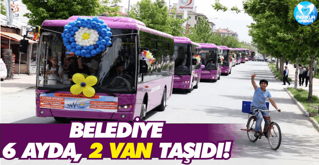 Belediye Otobüsleri 6 Ayda, 2 Van Taşıdı