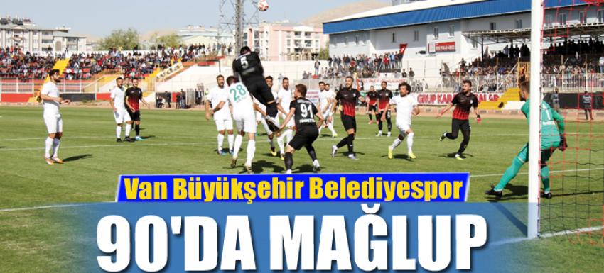 Vanspor 90'da mağlup