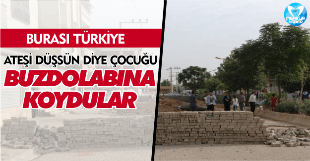 'Ateşi düşsün diye çocuğu buzdolabına koydular'