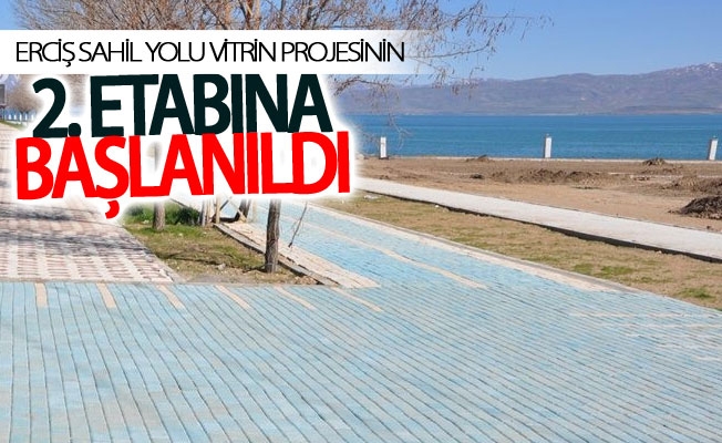 Erciş sahil yolu vitrin projesinin 2. etabına başlanıldı