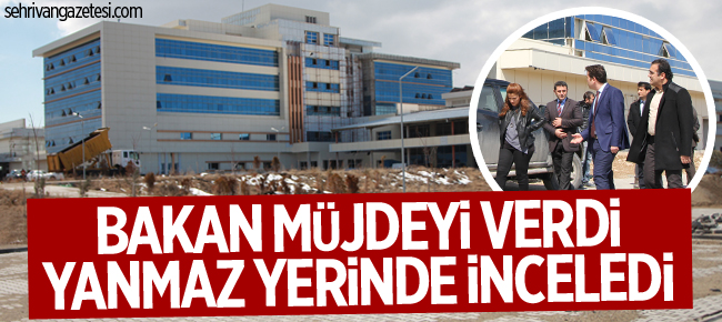 Van İl Sağlık Müdürü Yanma, Erciş Devlet Hastanesini inceledi