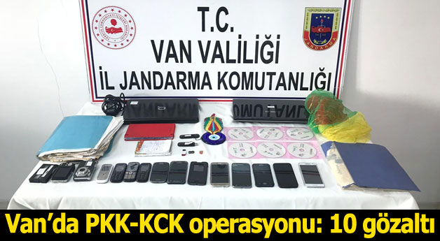 Van’da PKK-KCK operasyonu: 10 gözaltı