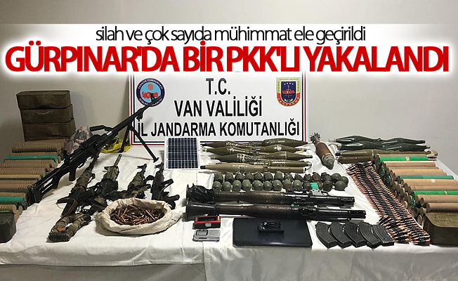 Gürpınar'da PKK operasyonunda bir Pkk'lı yakalandı