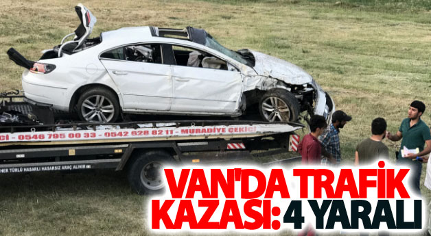Van'da trafik kazası: 4 yaralı