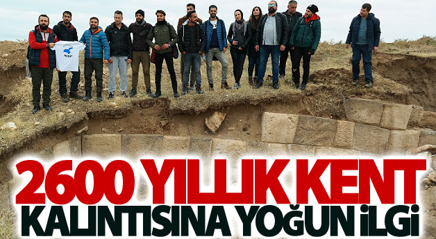 Erciş 'teki 2600 yıllık kent kalıntısına yoğun ilgi