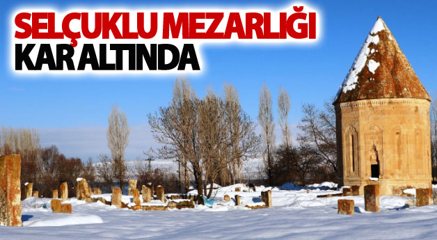 Selçuklu Mezarlığı kar altında