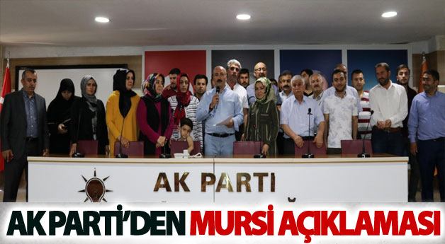 AK Parti’den Mursi açıklaması