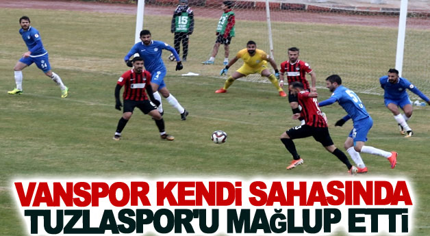 Vanspor kendi sahasında Tuzlaspor'u mağlup etti