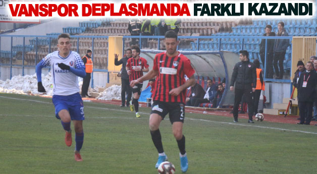 Vanspor deplasmanda farklı kazandı