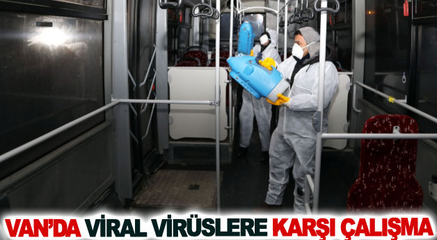 Van’da viral virüslere karşı çalışma