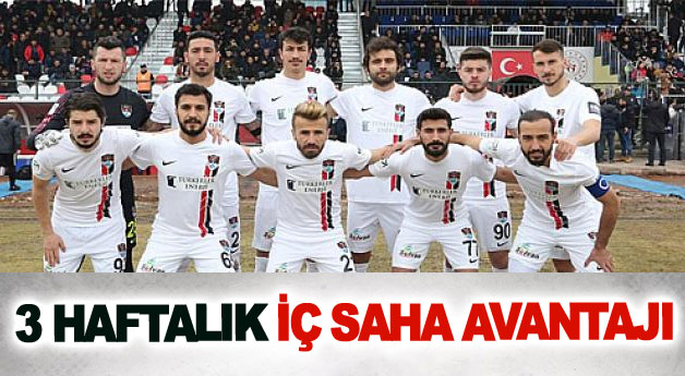 Vanspor'da 3 haftalık iç saha avantajı