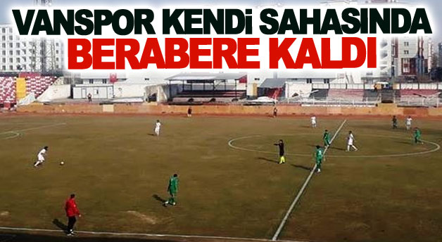 Van Spor FK: 1 - Etimesgut Belediyespor: 1