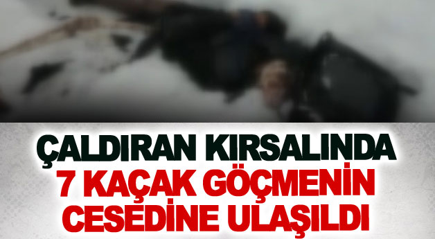 Çaldıran kırsalında 7 kaçak göçmenin cesedine ulaşıldı