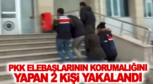 PKK elebaşlarının korumalığını yapan 2 kişi yakalandı