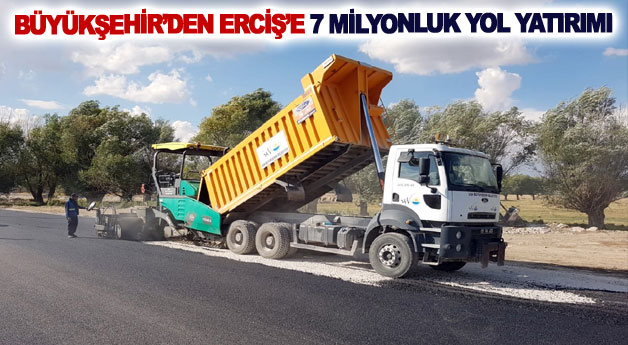 Büyükşehir’den Erciş’e 7 milyonluk yol yatırımı