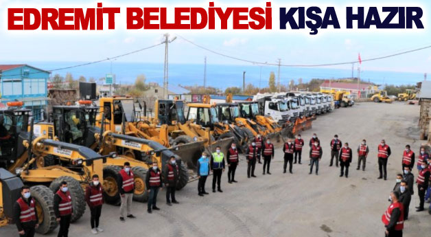 Edremit Belediyesi kışa hazır