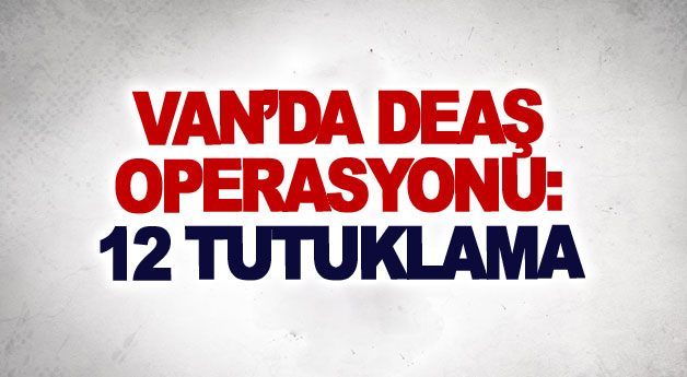 Van’da DEAŞ operasyonu: 12 tutuklama