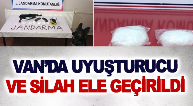 Van’da uyuşturucu ve silah ele geçirildi