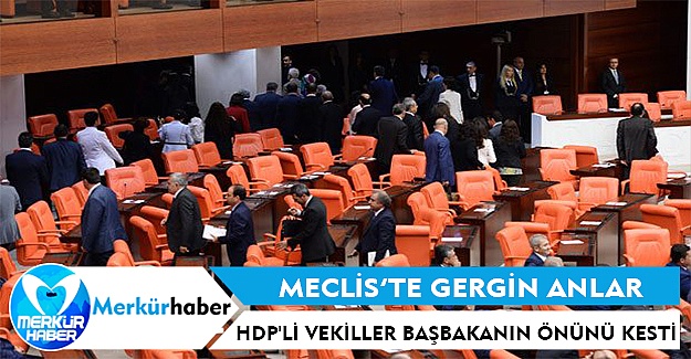 HDP'li Vekiller Başbakanın Önünü Kesti