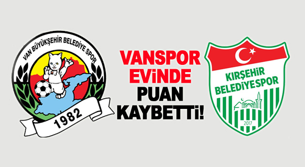 Van Büyükşehir Belediyespor 2-2 Kırşehir Belediyespor