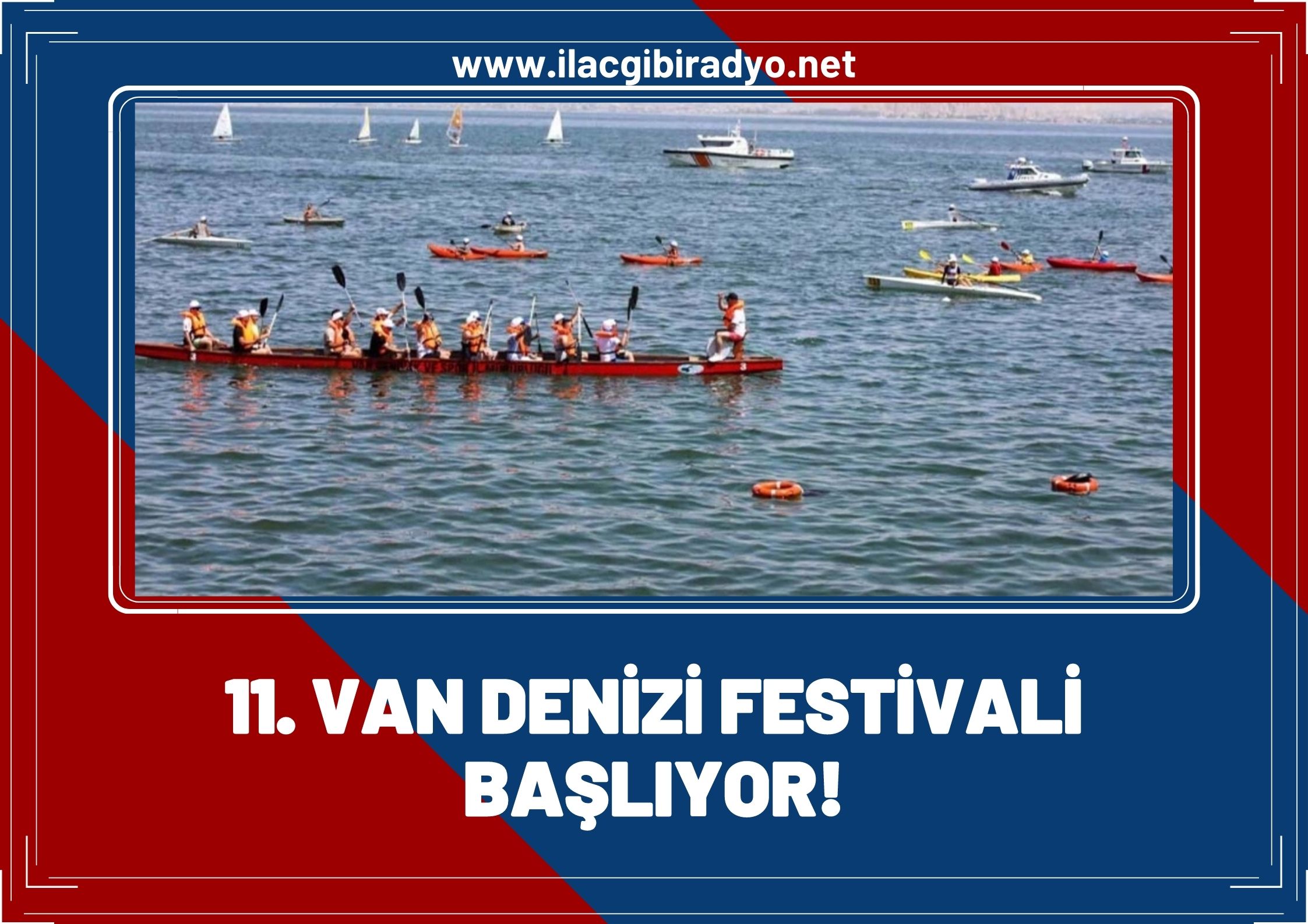 11. Van Denizi Edremit Su Sporları Festivali başlıyor