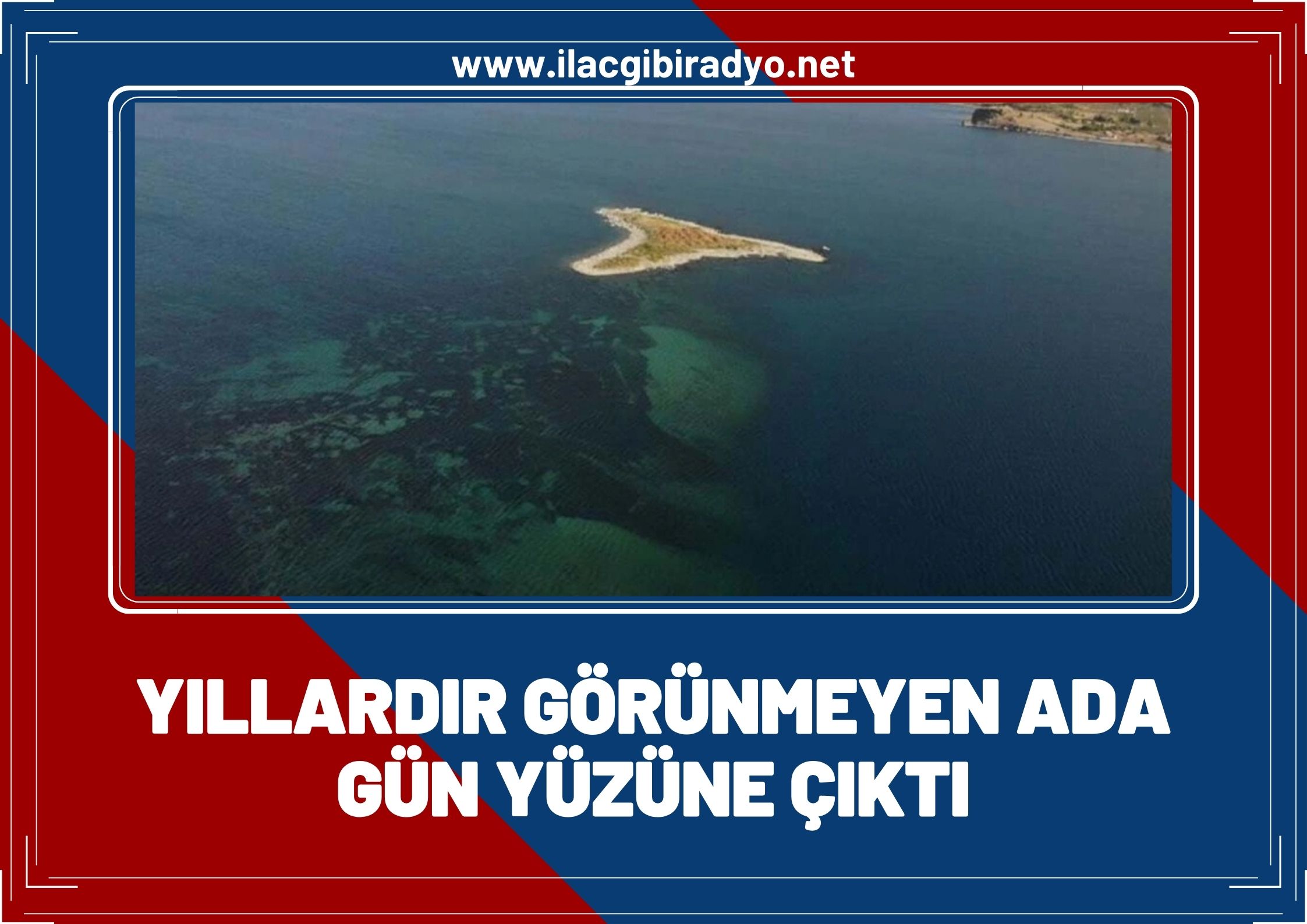 Van Gölü'nde su seviyesi düştü: Görünmeyen ada gün yüzüne çıktı