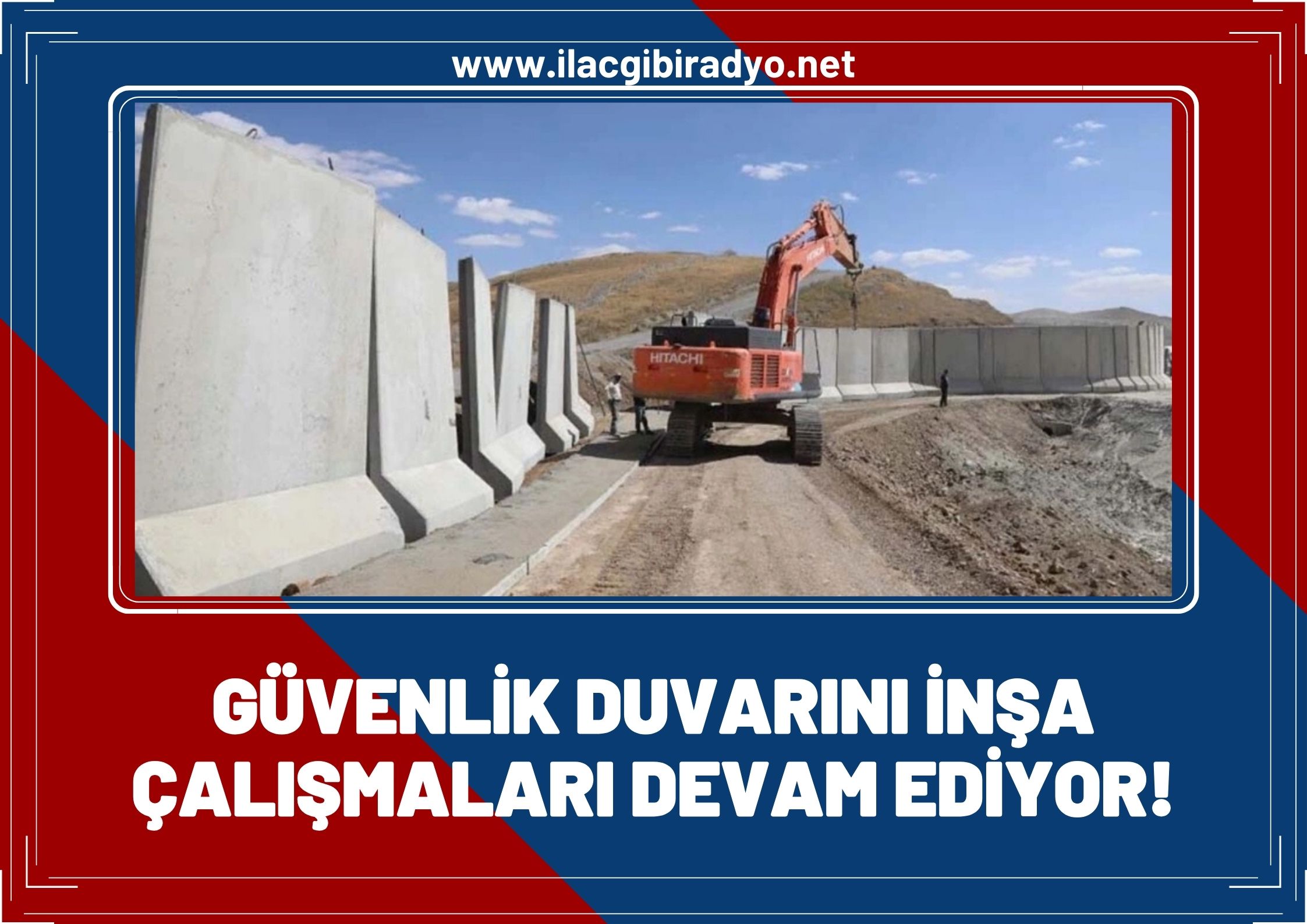 Van-İran sınırında güvenlik duvarı çalışmaları devam ediyor