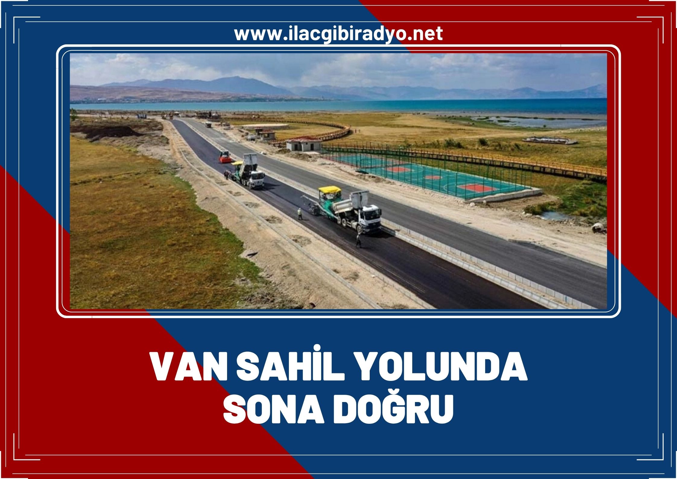 Van sahil yolunda sona doğru