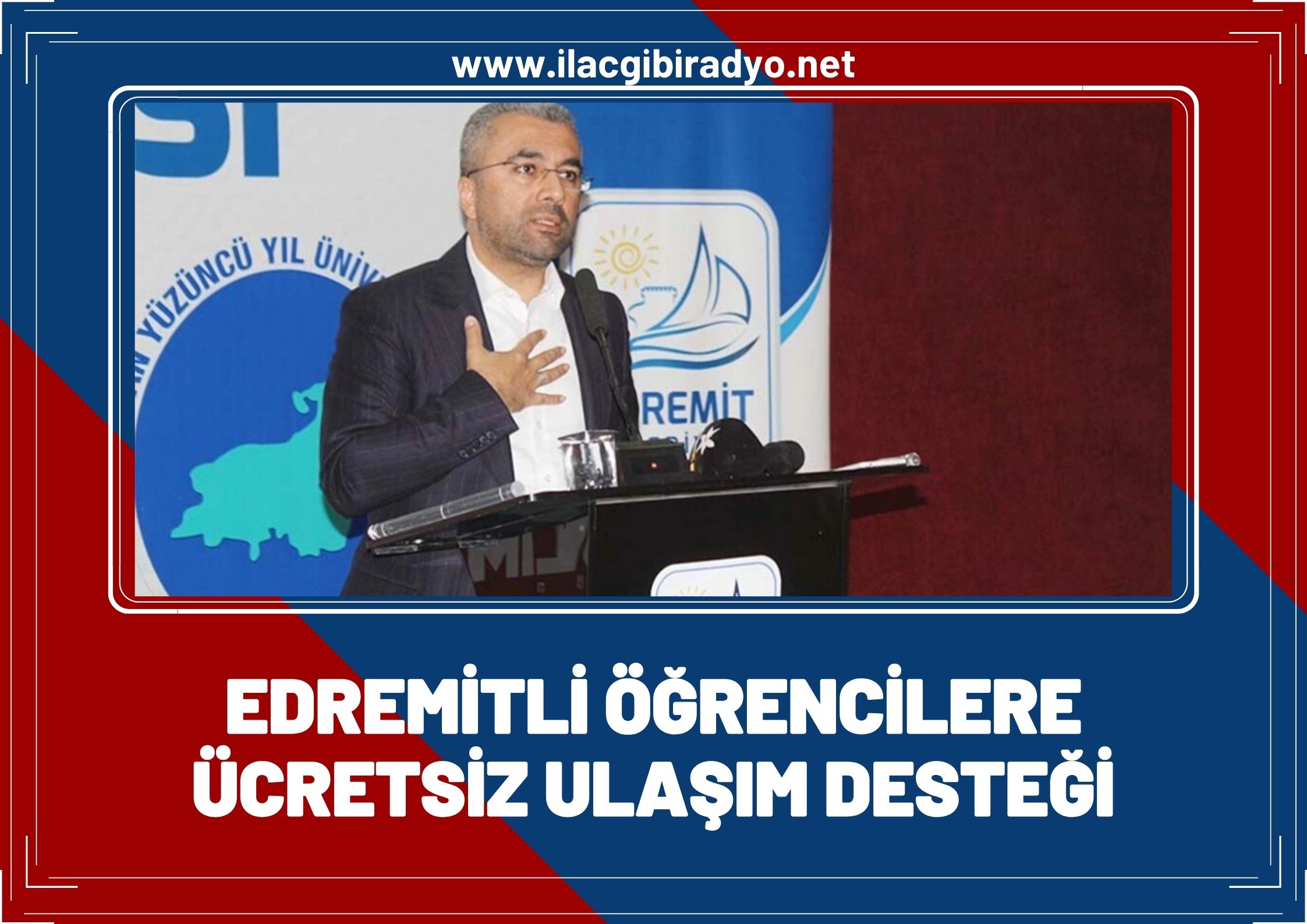 Edremitli öğrencilere ücretsiz ulaşım imkanı