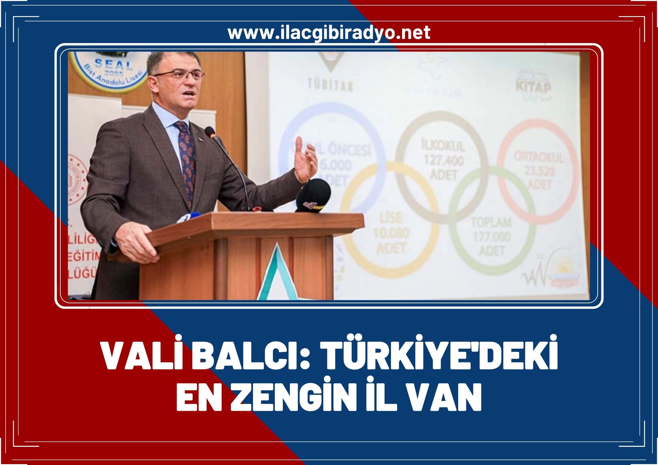 Vali Balcı: Türkiye’deki en zengin il Van