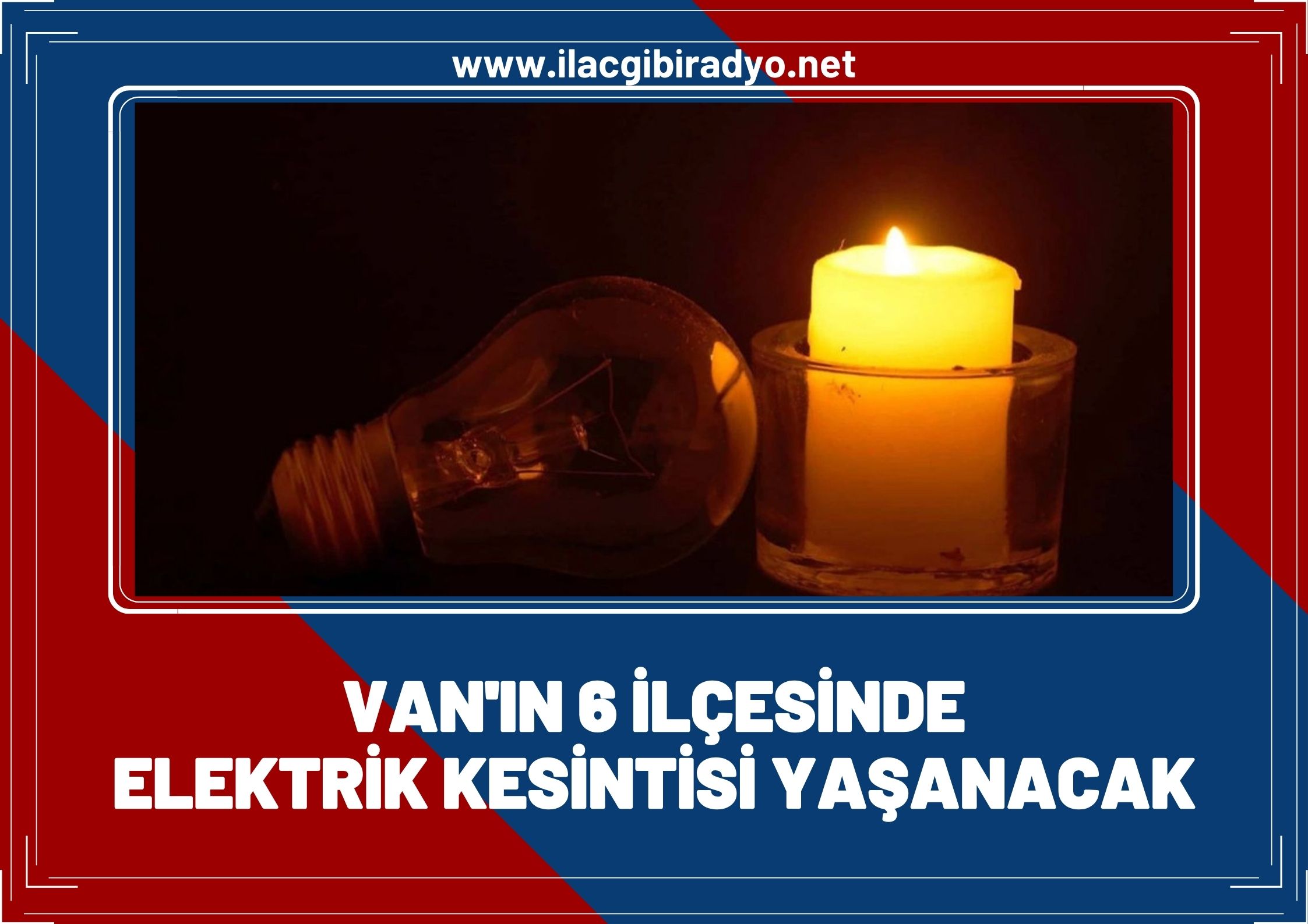 VEDAŞ 6 ilçeyi uyardı, elektrik kesintisi yaşanacak