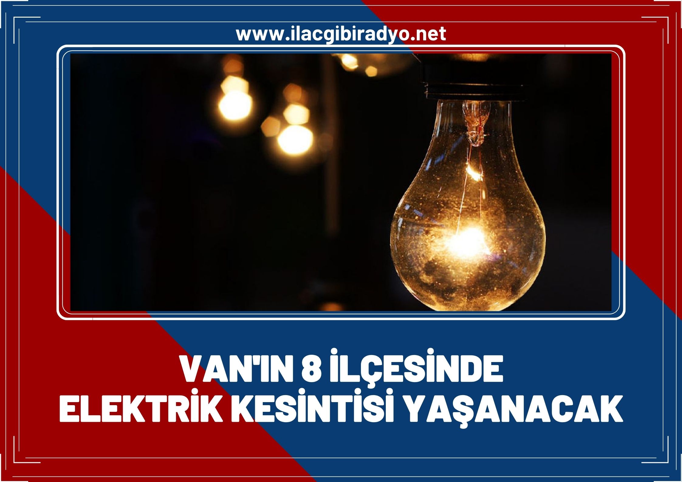 VEDAŞ’tan uyarı: 8 ilçede elektrik kesintisi