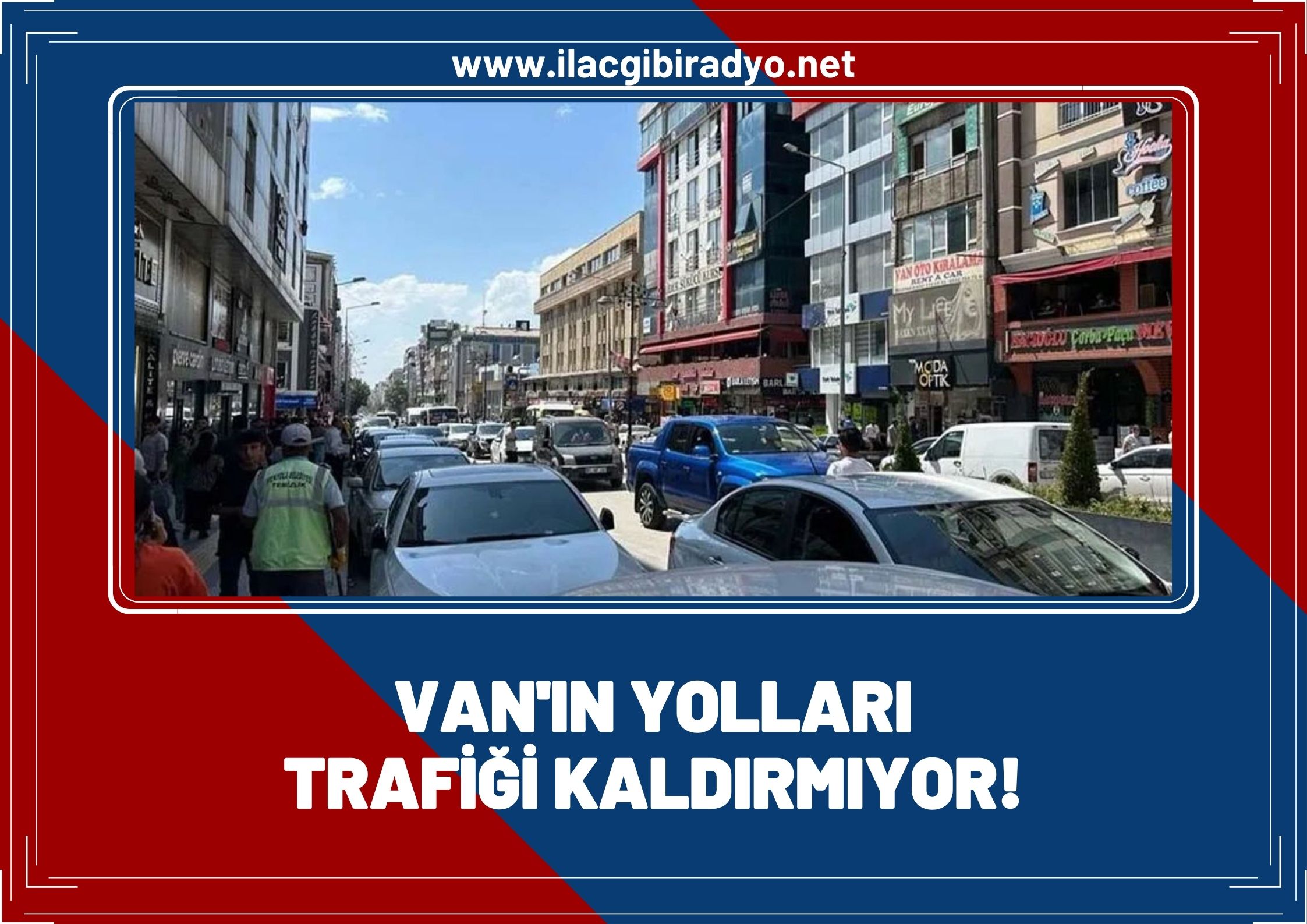 Van’ın yolları trafiği kaldırmıyor!