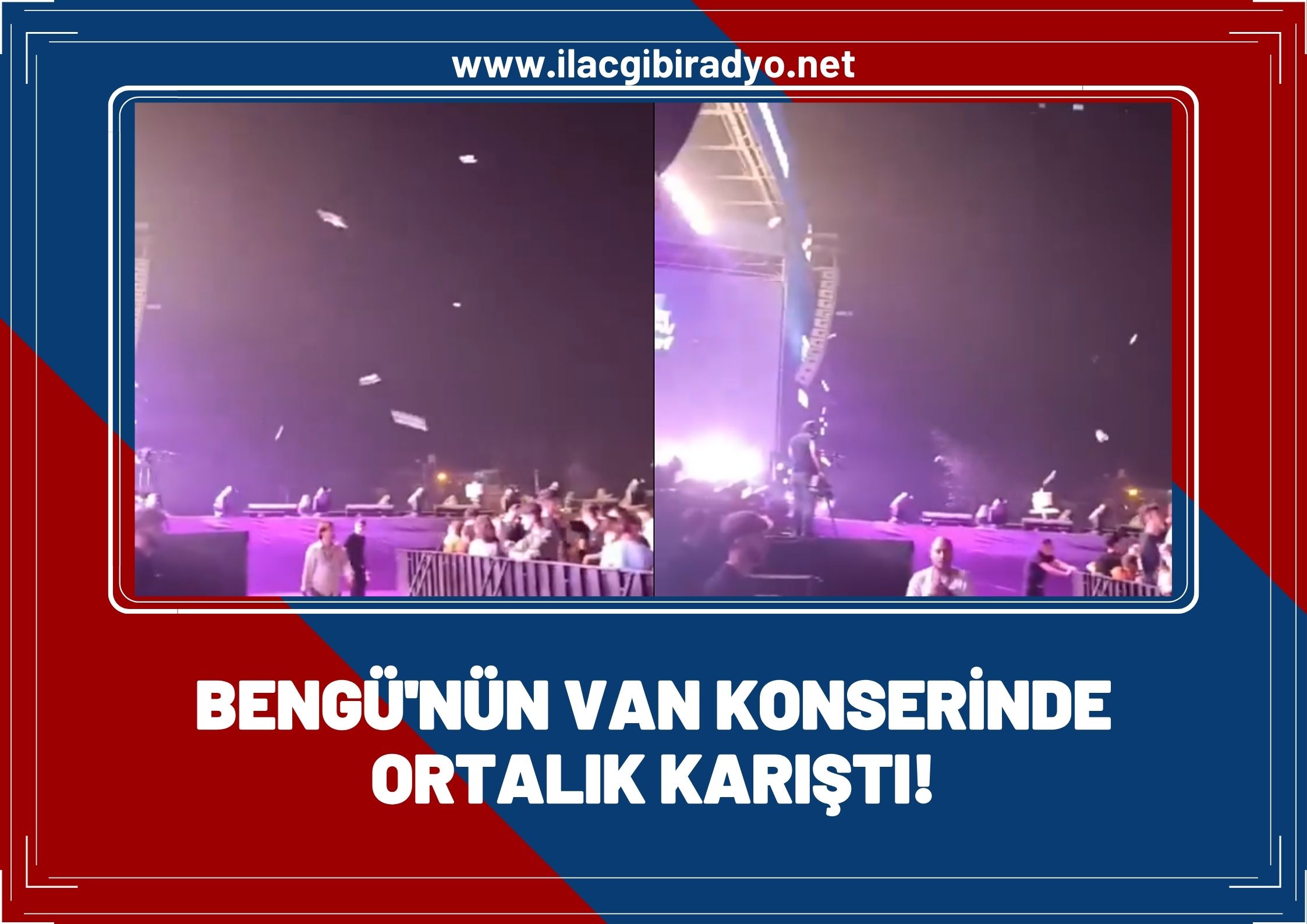 Bengü'nün Van Kültür Yolu Festivali konserinde ortalık karıştı!