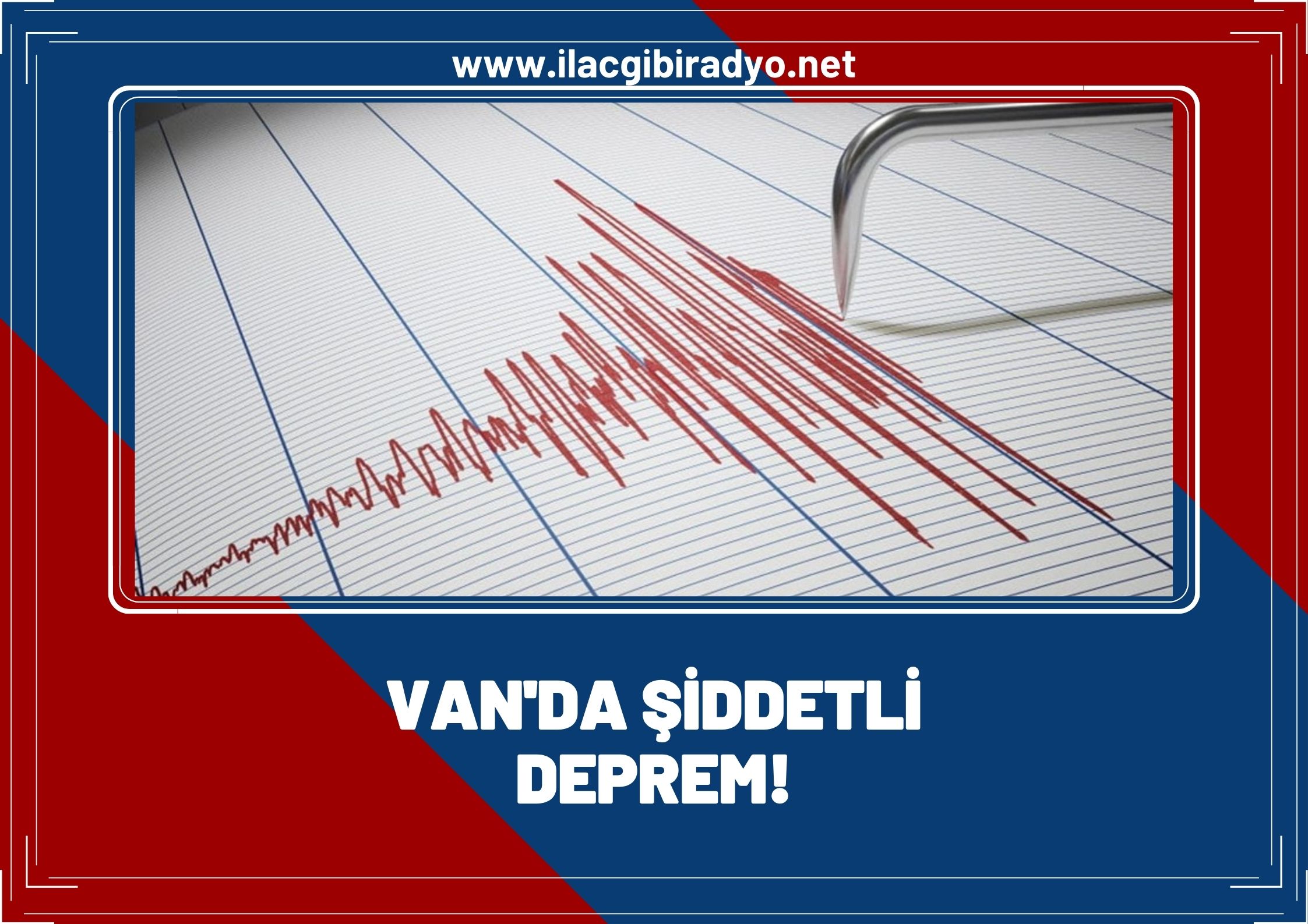 Van'da şiddetli deprem!