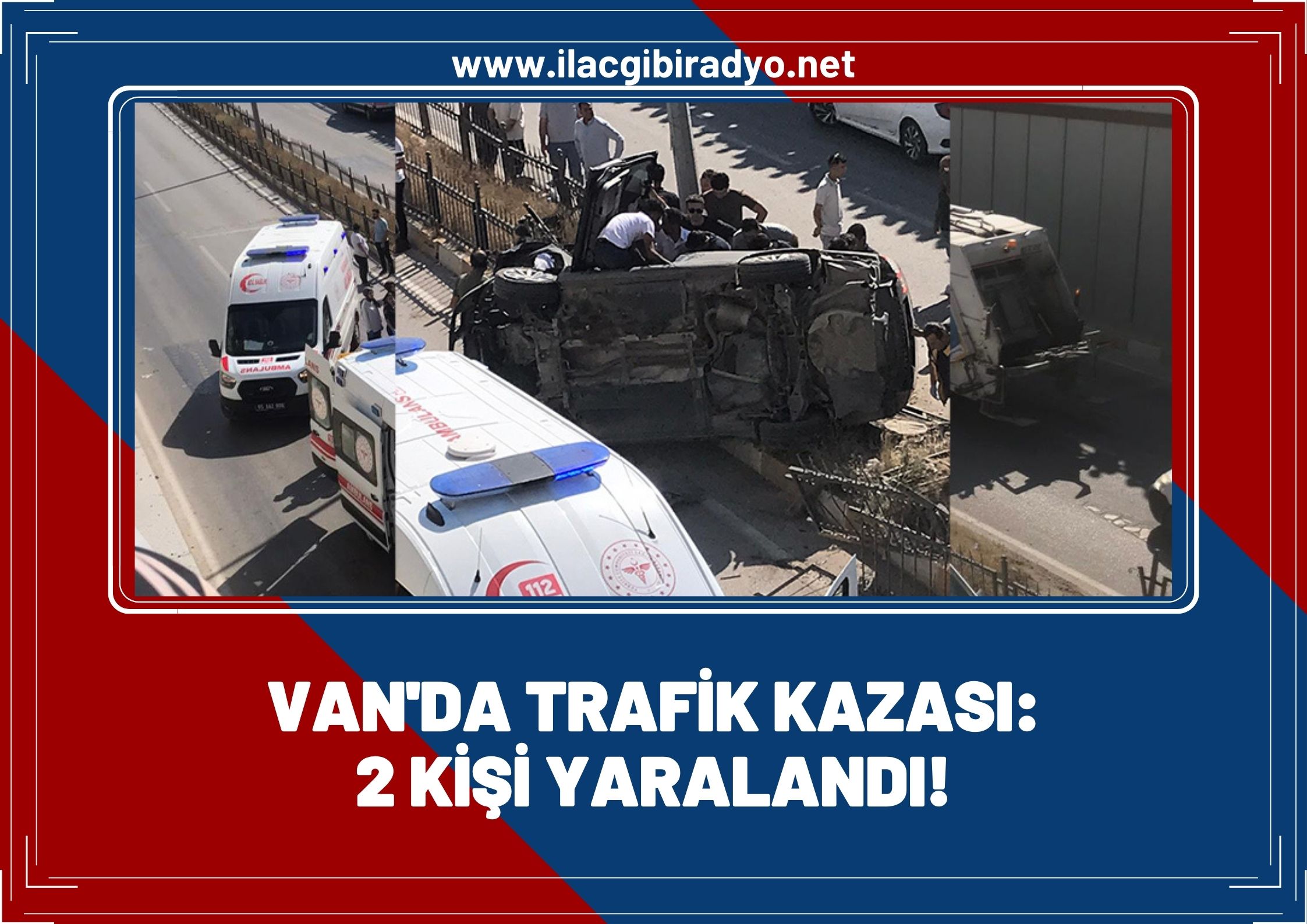 Van’da kaza: 2 yaralı