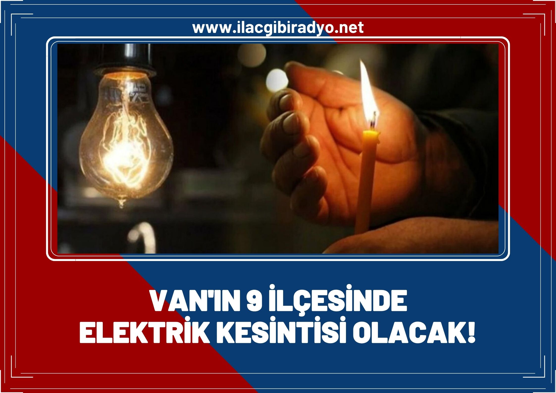 VEDAŞ onarım var deyip 9 ilçede elektrik kesintisi yapacak!