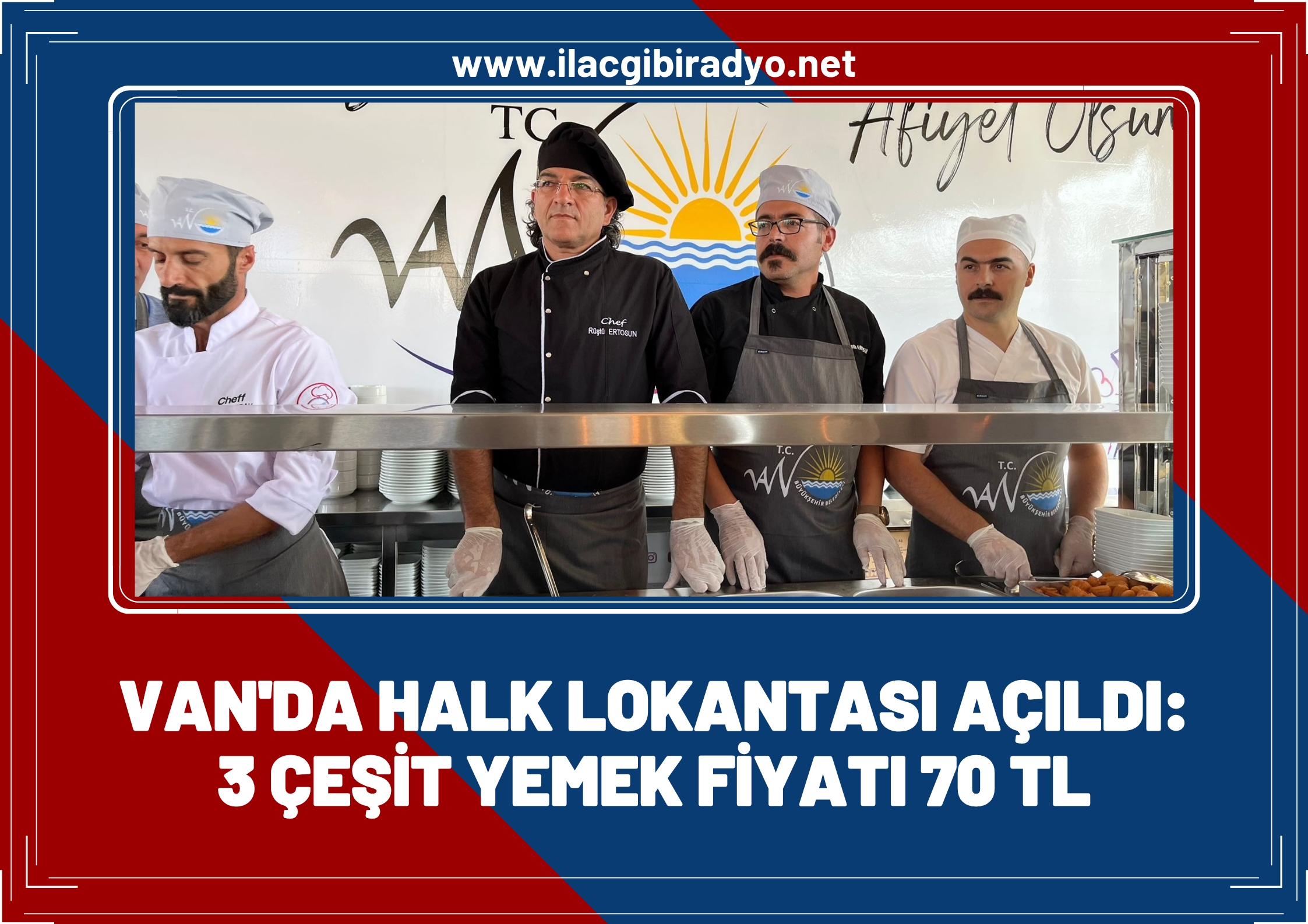 Van’da Halk Lokantası açıldı