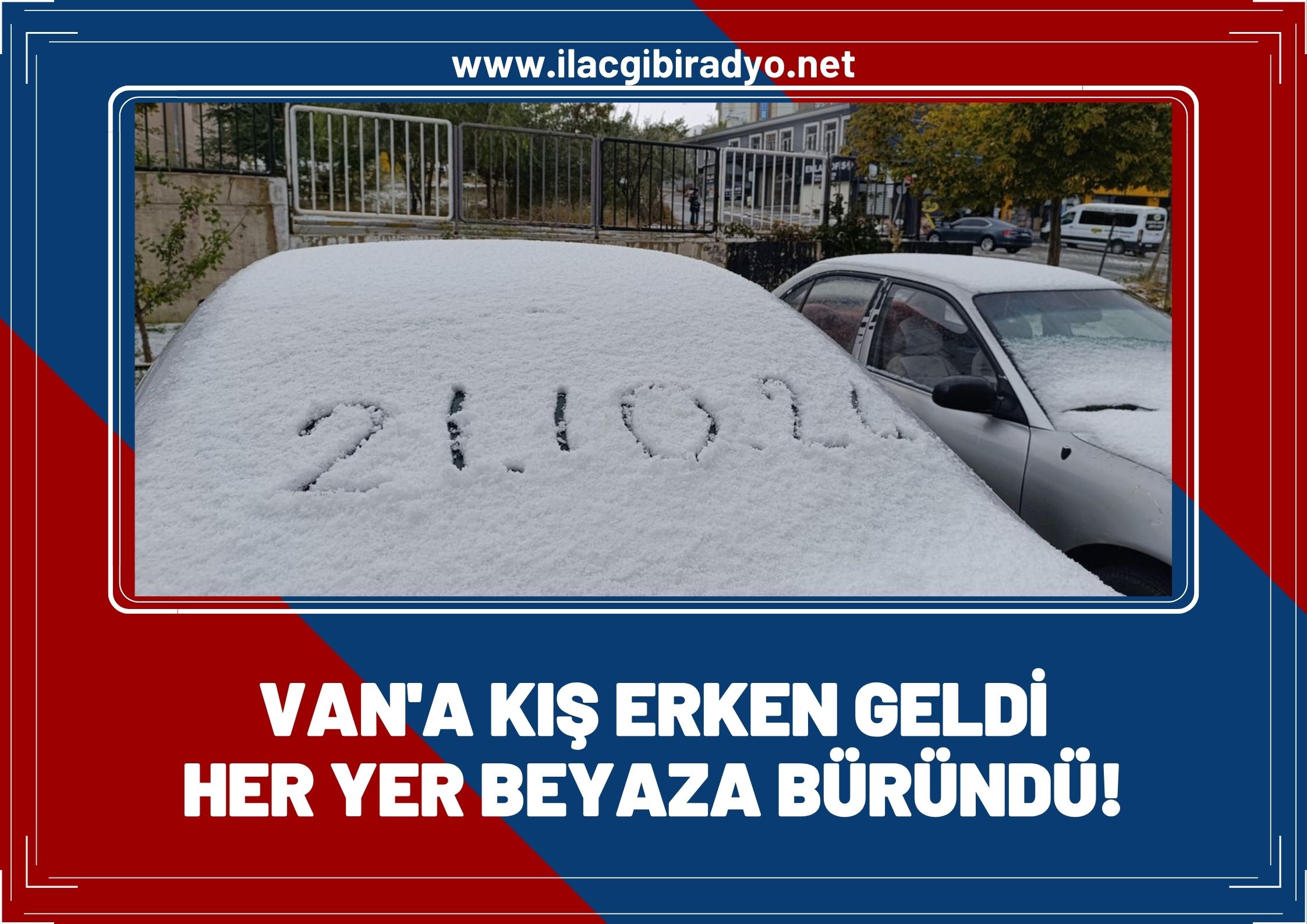 Kış erken geldi: Van’da kar sürprizi!