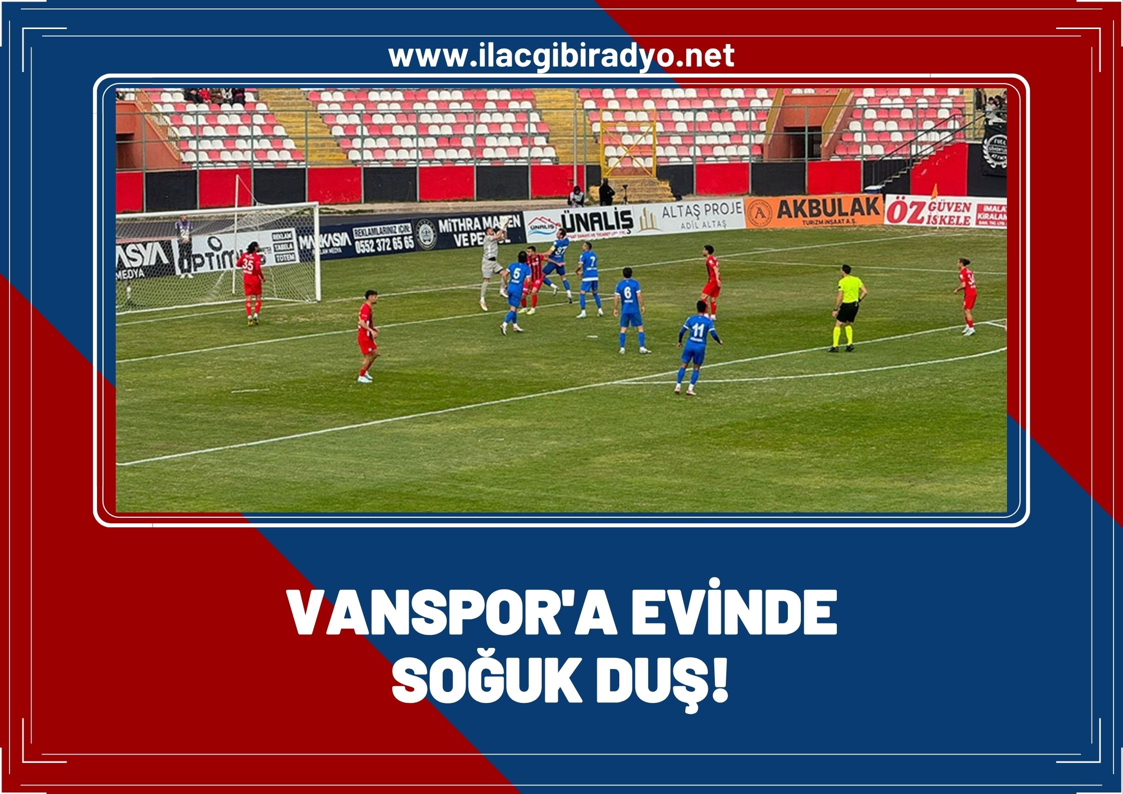 Van Spor'a evinde soğuk duş