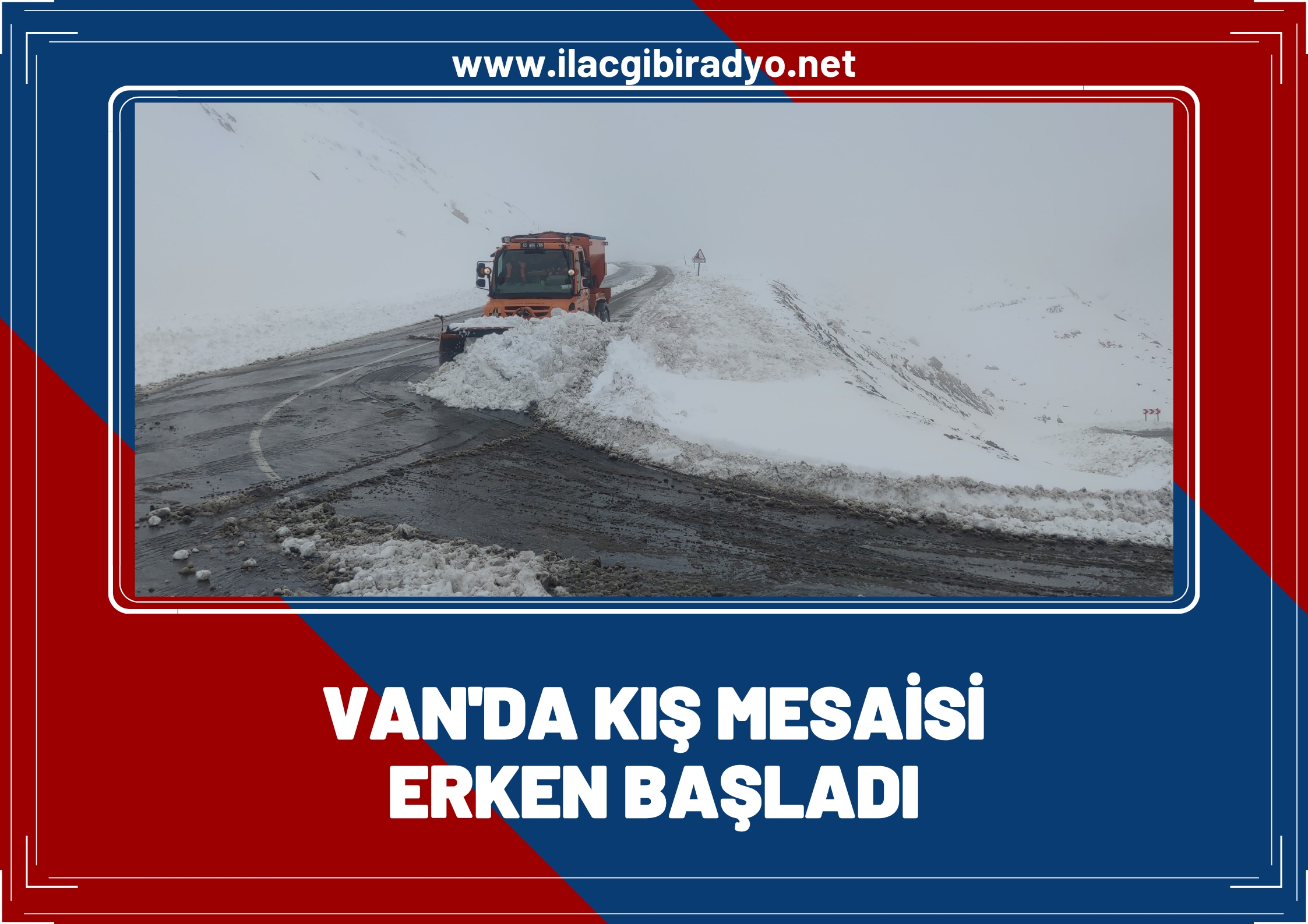 Van mesaiye erken başladı!