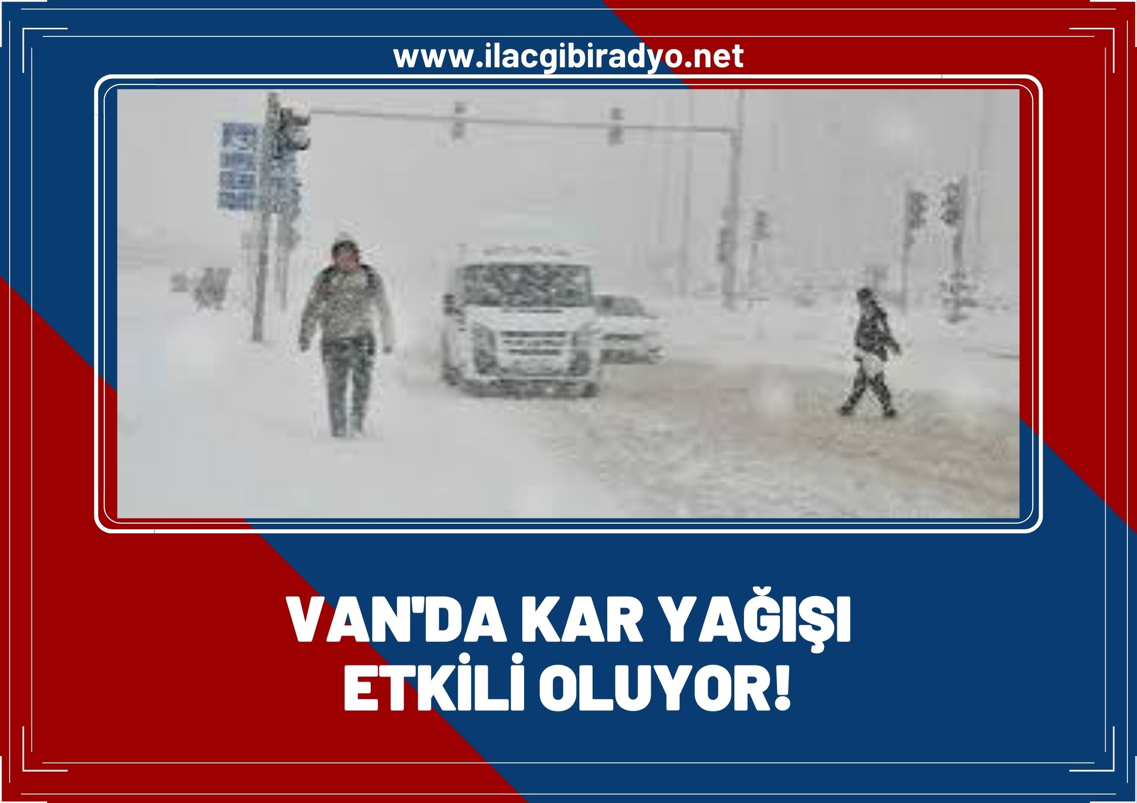 Van’da kar yağışı